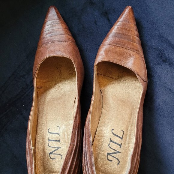 Brown Heels Sz Euro 40 or US 9 NIL - Picture 2 of 11